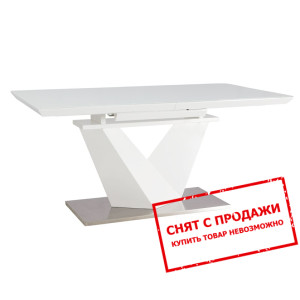 Стол раскладной Signal Alaras III 160x90/220 Белый...